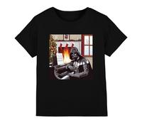 (7-8 Years, Black) Star Wars Childrens/Kids Christmas Carols Darth Vader T-Shirt