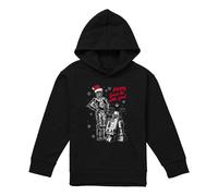 (7-8 Years, Black) Star Wars Childrens/Kids Merry Christmas Droids Hoodie
