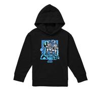 (7-8 Years, Black) Star Wars Childrens/Kids Papercut R2-D2 Hoodie