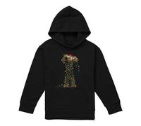 (7-8 Years, Black) Star Wars Childrens/Kids Tangled Lights Chewbacca Christmas Hoodie