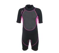 (7/8 Years, Black) Trespass Childrens Girls Scubadive 3mm Short Wetsuit