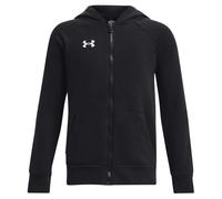 (7-8 Years, Black) Under Armour Boys Logo Full Zip Hoodie