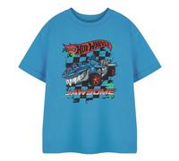 (7-8 Years, Blue) Hot Wheels Boys Jawsome T-Shirt