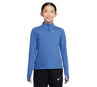 (7-8 Years, Blue) Nike Girls Dri-FIT Half Zip Long-Sleeved Top