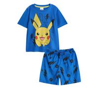 Pokemon Boys Pikachu Short Pyjama Set Blue 7-8 Years