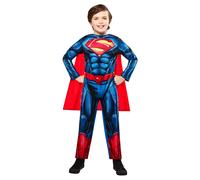 (7-8 Years, Blue/Red) Superman Boys Costume