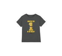 (7-8 Years, Charcoal) Star Wars Childrens/Kids Greatest Kid C3PO T-Shirt