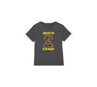 (7-8 Years, Charcoal) Star Wars Childrens/Kids Greatest Kid Chewbacca T-Shirt