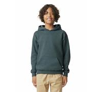 (7-8 Years, Dark Heather) Gildan Childrens/Kids Softstyle Plain Midweight Hoodie
