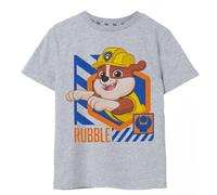 (7-8 Years, Grey Marl) Paw Patrol Boys Rubble T-Shirt