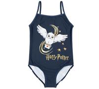 (7-8 Years) Harry Potter 1 Piece Swimming Costume (Girls Blue)