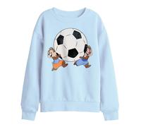 (7-8 Years, Light Blue) Disney Childrens/Kids Chip and Dale Football Sweatshirt