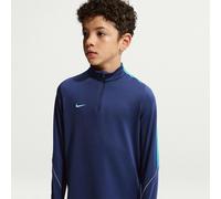 (7-8 Years, Midnight Navy) Nike Childrens/Kids Strike Swoosh Quarter Zip Drill Top