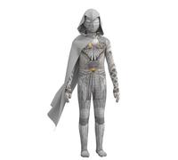 (7-8 Years) Moon Knight Marc Spector Kids Boys Halloween Cosplay Costume Cloak Jumpsuit Set Carnival Party Performance Outfits
