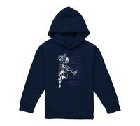 (7-8 Years, Navy) Black Panther Childrens/Kids Outline Pull Over Hoodie