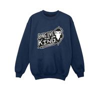 (7-8 Years, Navy Blue) Disney Boys The Lion King The King Sweatshirt
