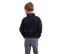 Trespass Edvin Boys Fleece For Camping & Hiking School Jumper in Black & Navy