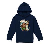 (7-8 Years, Navy) Moana Childrens/Kids You're Welcome Maui Hoodie