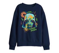 (7-8 Years, Navy) Star Wars Childrens/Kids 90s Darth Vader Sweatshirt