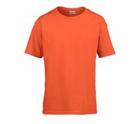 (7-8 Years, Orange) Gildan Childens/Kids SoftStyle Ringspun T-Shirt