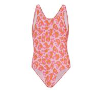 (7-8 Years, Orange Peel) Regatta Girls Katrisse Leopard One Piece Swimsuit