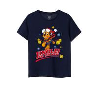 Paw Patrol Boy's Kids Short Sleeved T-Shirt (Navy) in Blue | Size: 7-8 Years Paw Patrol Blue 7-8 Years