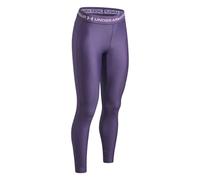 (7-8 Years, Purple/White) Under Armour Girls Fitted Training Leggings