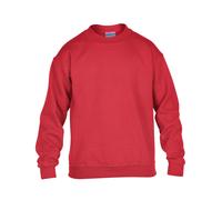 (7-8 Years, Red) Gildan Childrens/Kids Heavy Blend Crew Neck Sweatshirt