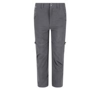 (7-8 Years, Seal Grey) Regatta Childrens/Kids Highton Stretch Zip-Off Walking Trousers