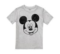 (7-8 Years, Sports Grey) Disney Boys Mickey Mouse Face T-Shirt