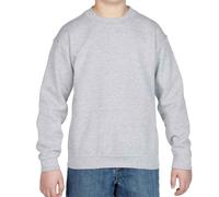 (7-8 Years, Sports Grey) Gildan Childrens/Kids Heavy Blend Drop Shoulder Sweatshirt