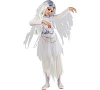 (7-8 Years, White) Bristol Novelty Childrens/Kids Ghostly Girl Costume