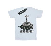 (7-8 Years, White) Disney Boys The Jungle Book Kaa Yesssss T-Shirt