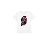 (7-8 Years, White) Star Wars Childrens/Kids Obi Wan Kenobi Reva Painted T-Shirt