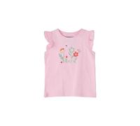 (7-8 Yrs, Flower and Butterfly) LightHouse Girls Causeway Swing Tee - Kids Crew Neck Cotton T-Shirt
