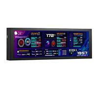 7.84 Inch Secondary Screen Stretched Bar LCD Display with Casing HD IPS 1280x400 for Laptop Computer Health Speed Temperature Windows Aida64 CPU GPU Monitoring