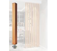 7.87ft Floor-to-Ceiling Wood Slat Room Divider - Modern Wall Partit for Office, Loft, Porch & Living Room - Slish 240cm Panel (1 Pack)
