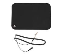 7.87x11.81in Grounding Mat for Sleeping, Static Earth Connected Pad, PU Leather Grounding Tranquil Mat, Reduces Anxiety, Improves Sleep Quality