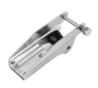 7.88in Roller Fixed Bracket, Stainless Steel Marine Boat Hardware, 316 SS Bow Roller with Black Nylon Roller for Boats and Yachts