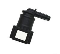 7.89mm ID5 Fuel Line Quick Connector Female Fitting - Plastic Locking Joint - for Automotive Fuel Pipe Repair - Secure Leak-Proof Coupling - for Cars and Machinery(Curved)