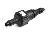 7.89mm Straight Coupler Set for 6mm ID Nylon and 8mm ID Rubber Hose, Fuel Line Quick Release Connector