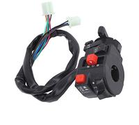 7/8in Handlebar Ignition Switch with Kill Start Choke Button, 4 Pin and 6 Pin Plug for 200cc 250cc 300cc Chinese ATV Including Buyang Kazuma SUNL