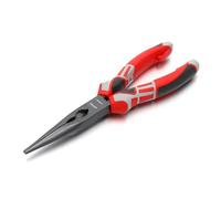 7 / 8inch Needle Nose Pliers Paper Clamp Heavy Duty Steel Large Soft Grip Wire Cutter Long Nose Trimming Cutting Pliers Long Needle Nose Pliers