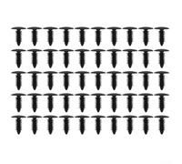 7 8mm Plastic Clips for Car Interiors, 50pcs Fastener Solution for Trim Panels