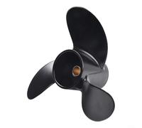 7.8x8 Aluminum Outboard Propeller, 3-Blade Right Rotation, 12-Tooth Design, Fits Mercury/Tohatsu/Hangkai/Hyfong 4-6HP Engines, Alloy Replacement For Small Boats, 198Mm Diameter (1-Piece)