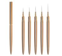 7/9/11/15/25mm Nail Art Liner Brushes Fine Thin Long Set with Lid LEA-SHALL