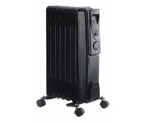 7/9/11 Fin Portable Electric Oil Filled Heat Radiator Caravan Home Garage Heater