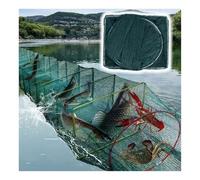 7.9-52.5 Ft Long Folded Casting Fishing Net, Bait Fish Shrimp Trap, Portable Automatically Trap Catch Stick More Fish Easily(L 3.7m/12.1Ft)