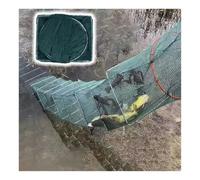 7.9-52.5' Long Collapsible Shrimp and Crab Bait Trap, Saltwater Fishing Cast Net, Automatically Trap Catch More Fish Easily(Long4.5m/14.8Ft)
