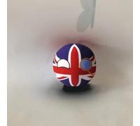 7.9-inch 3.9-inch Country Ball UAE Argentina Belgium UK Country Balls Festival Gift Plush Toy(Britain,3.7in)